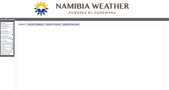 Desktop Screenshot of namibiaweather.info